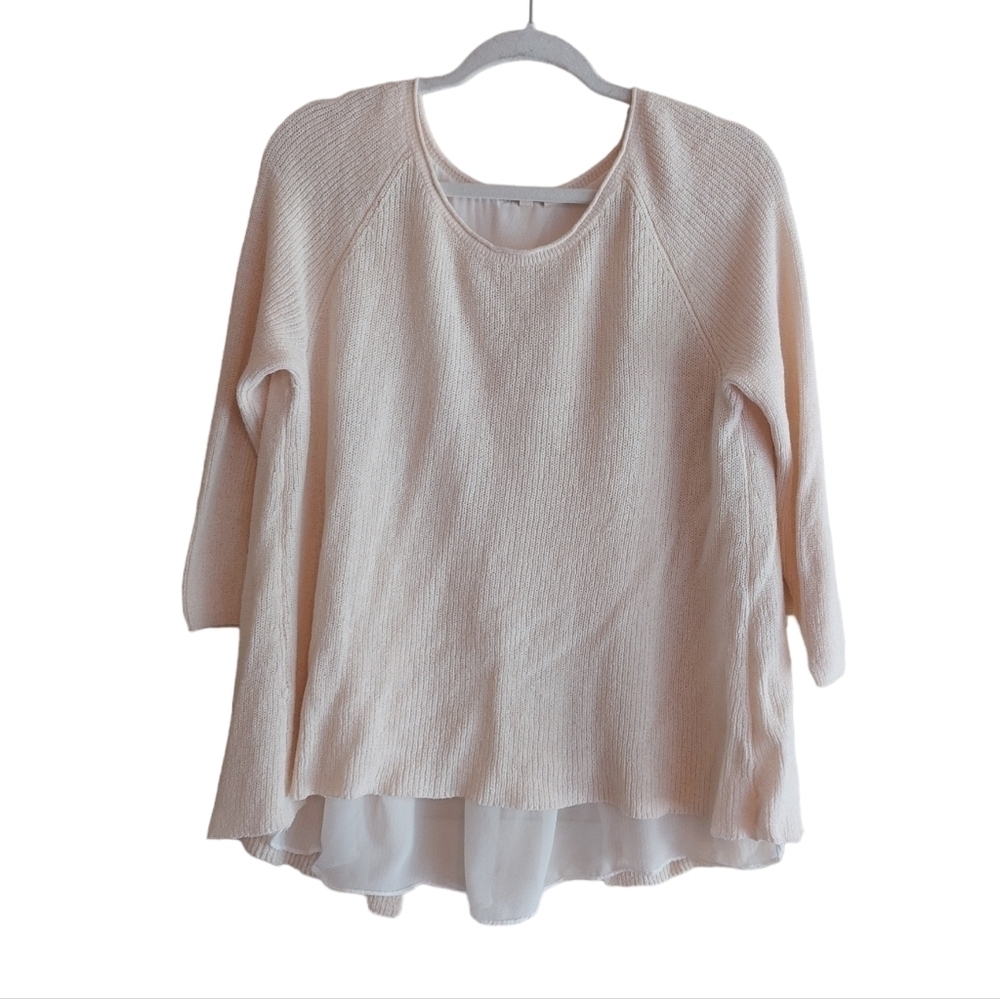 Moth Long Sleeve Oversized Layered Tunic- size L